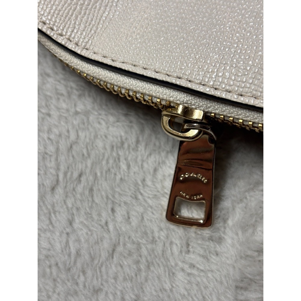 Coach Leather Sierra Dome Satchel Handbag Crossbody Cream / Brown /‎ Black - Picture 13 of 16